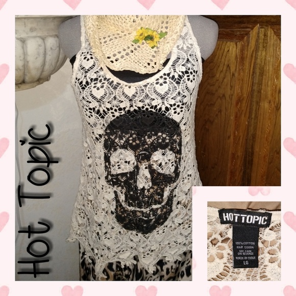 Crochet top with skull - Picture 4 of 4